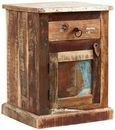Diu Reclaimed Wood 1 Drawer Bedside Cabinet