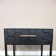 Bedside Table - 1 Drawer - Black