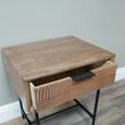 Bedside Table - 1 Drawer - Fir Wood