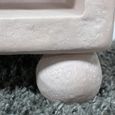 Bedside Table - 1 Drawer - Resin Light Pink