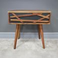 Bedside Table - 1 Drawer - Sheesham Wood