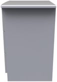 Eve Grey 3 Drawer Bedside Cabinet