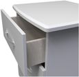 Eve Grey 3 Drawer Bedside Cabinet