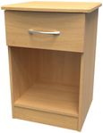 Eve Oak Effect 1 Drawer Bedside Cabinet