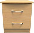 Eve Oak Effect 2 Drawer Bedside Cabinet