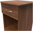 Eve Walnut Effect 1 Drawer Bedside Cabinet