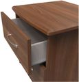 Eve Walnut Effect 2 Drawer Bedside Cabinet