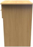 Faye Oak Effect 1 Drawer Bedside Cabinet