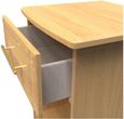 Faye Oak Effect 1 Drawer Bedside Cabinet