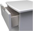 Flora Grey 1 Drawer Bedside Cabinet