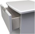 Flora Grey Ash 1 Drawer Bedside Cabinet
