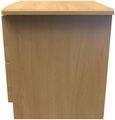 Flora Oak Effect 2 Drawer Bedside Cabinet with Lock