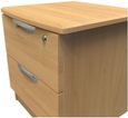 Flora Oak Effect 2 Drawer Bedside Cabinet with Lock