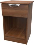 Flora Bedside Cabinet - 1 Drawer - Walnut