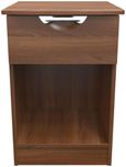 Flora Bedside Cabinet - 1 Drawer - Walnut
