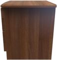 Flora Walnut Effect 2 Drawer Bedside Cabinet