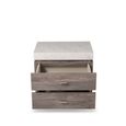 Goya Bedside Cabinet - Marble Top - 2 Drawer - Variation Available