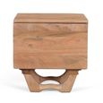 Hattie Bedside Cabinet - Acacia Wood - 1 Door