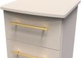 Haworth Cashmere 3 Drawer Bedside Cabinet