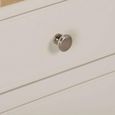 Hayley Bedside Cabinet - 3 Drawer - Oak and White