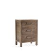 Heritage Bedside - 3 Drawer - Reclaimed Pine