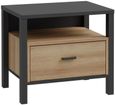 High Rock Oak Effect 1 Drawer Bedside Table