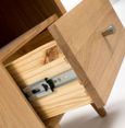 Jenson Oak Bedside Table - 1 Drawer