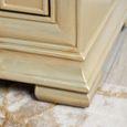 Lucca Bedside Cabinet - 2 Drawer - Mirrored - Champagne