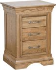 Lyon Oak Tall Bedside Cabinet