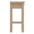Madrid Jackson Hickory Oak 1 Drawer Bedside Table