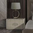 Marylin Bedside Cabinet - 2 Drawer - Marble - Variation Available