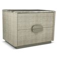 Marylin Bedside Cabinet - 2 Drawer - Marble - Variation Available