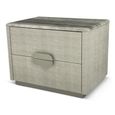 Marylin Bedside Cabinet - 2 Drawer - Marble - Variation Available