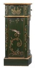 Meerut Green Fountain Design 1 Door Bedside Cabinet