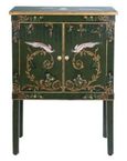 Meerut Green Fountain Design 2 Door Bedside Cabinet