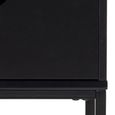 Mitra Bedside Table - 1 Drawer - Black