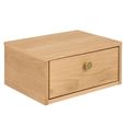Monfort Bedside Table - 1 Drawer - Wall Mounted - Floating - Oak