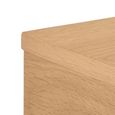 Monfort Bedside Table - 1 Drawer - Wall Mounted - Floating - Oak
