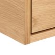Monfort Bedside Table - 1 Drawer - Wall Mounted - Floating - Oak
