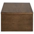 Monfort Bedside Table - 1 Drawer - Wall Mounted - Floating - Smoked Oak