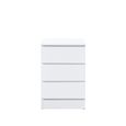 Oslo Bedside Cabinet - 3 Drawer - White