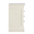Paisley Cream Painted 3 Drawer Bedside Cabinet