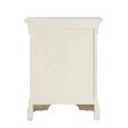 Paisley Cream Painted 3 Drawer Bedside Cabinet
