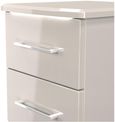 Paris Cashmere 3 Drawer Bedside Cabinet