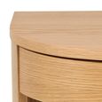 Paron Bedside Table - 1 Drawer - Oak