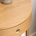 Paron Bedside Table - 1 Drawer - Oak
