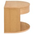 Paron Bedside Table - 1 Drawer - Oak - Wall Mounted - Floating