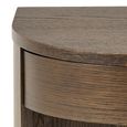 Paron Bedside Table - 1 Drawer - Smoked Oak