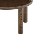 Paron Bedside Table - 1 Drawer - Smoked Oak