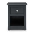 Radley Bedside Cabinet - 1 Drawer - Dark Grey